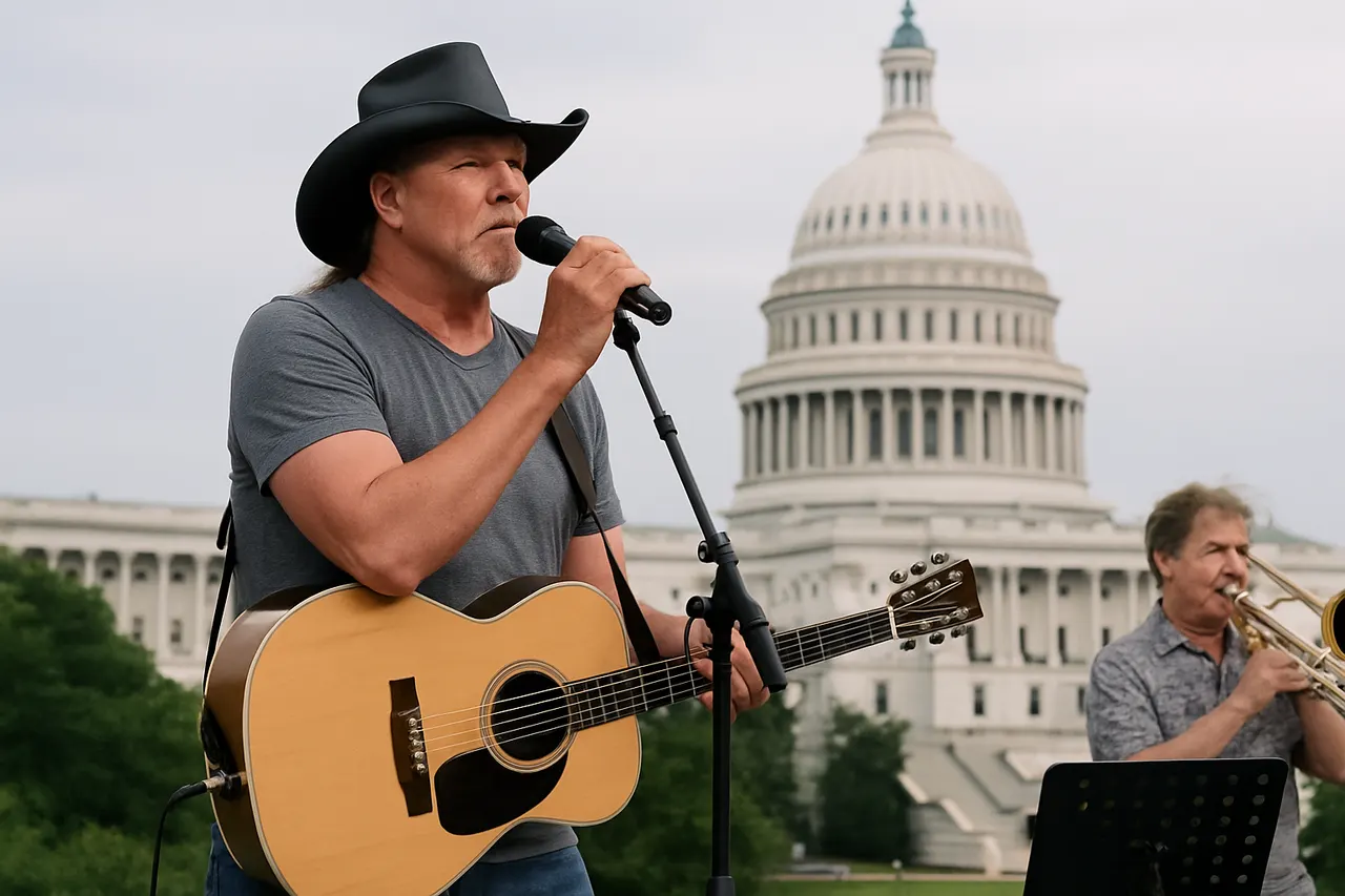 Editorial image for Trace Adkins Premieres Patriotic Song 'American Made' at Capitol Fourth Celebration