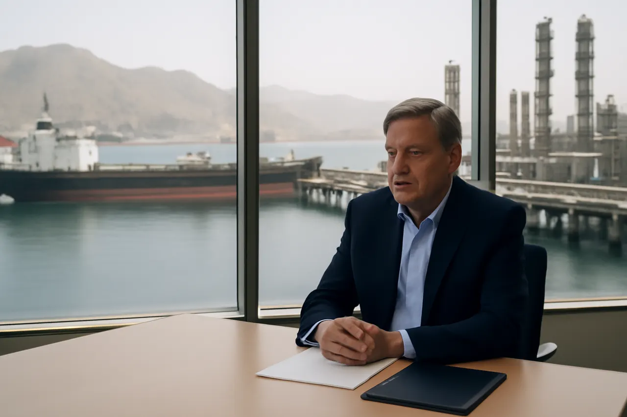 General business and trade setting with a clear real-world economic focal point.