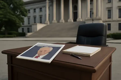 Grounded editorial scene illustrating President Donald Trump revealed he has prepared orders to launch a massive strike on Iran should Tehran succeed in an assassination attempt against him.