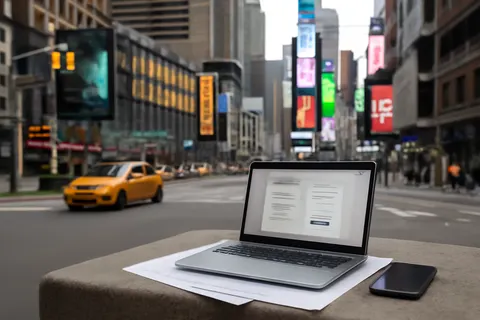 Grounded editorial scene illustrating Starting October 1, New York City will enforce new rules targeting deceptive subscription traps and hidden fees, with significant fines for violators.