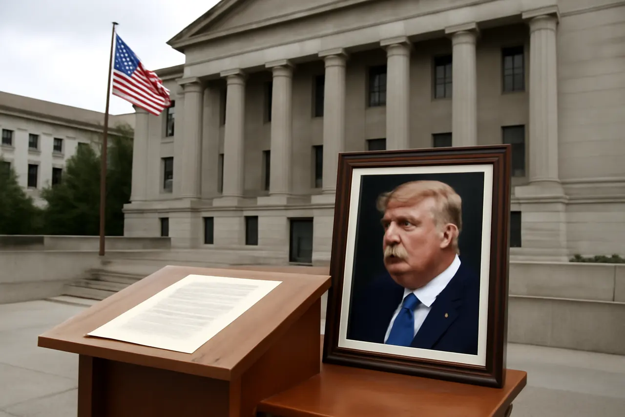 Grounded editorial scene illustrating Following intelligence reports of an Iranian plan to assassinate him, President Donald Trump warned of severe military retaliation against Iran.