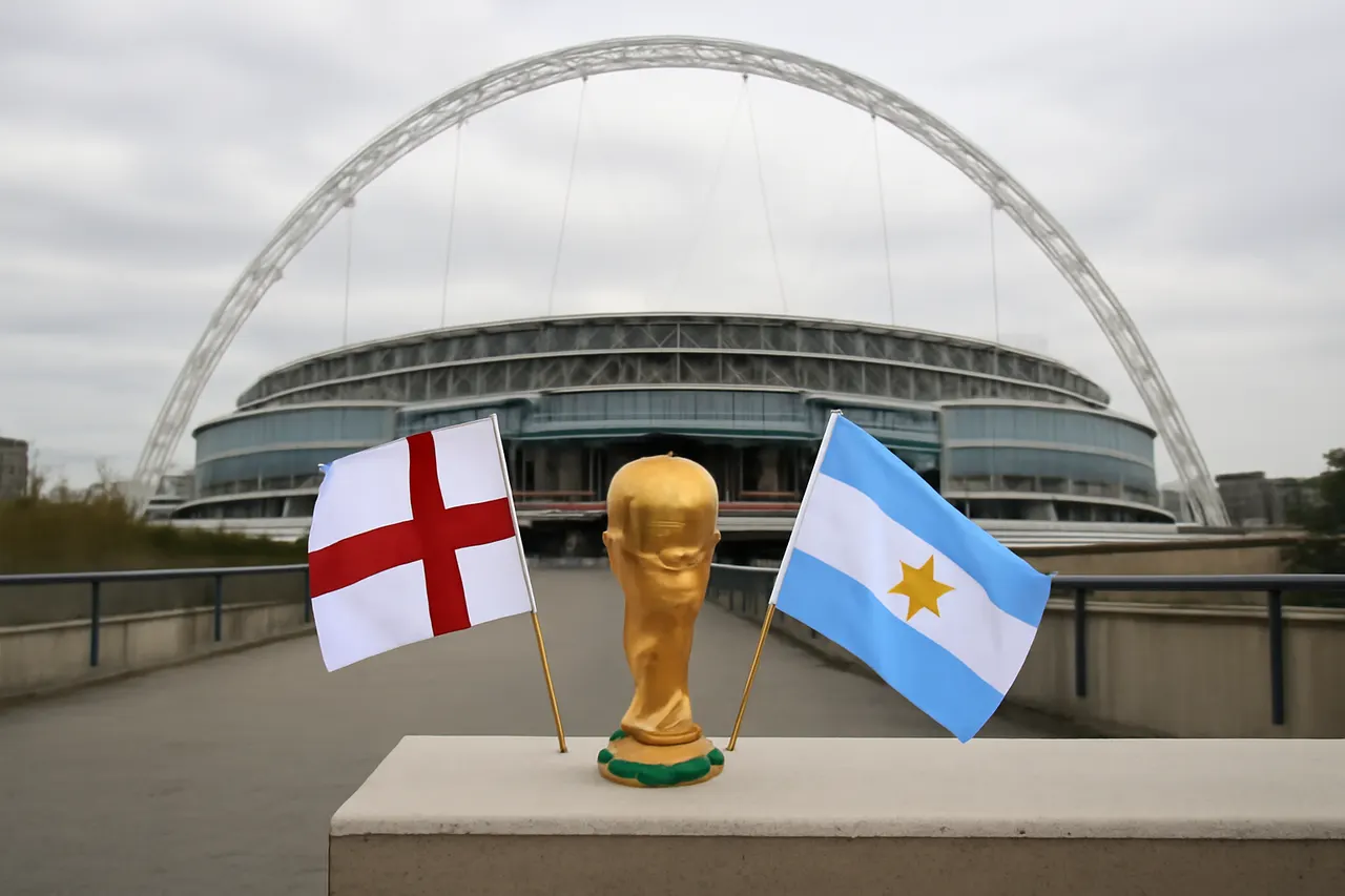 Grounded editorial scene illustrating The longstanding football rivalry between England and Argentina is reignited as they compete for a place in the 2026 FIFA World Cup Final.