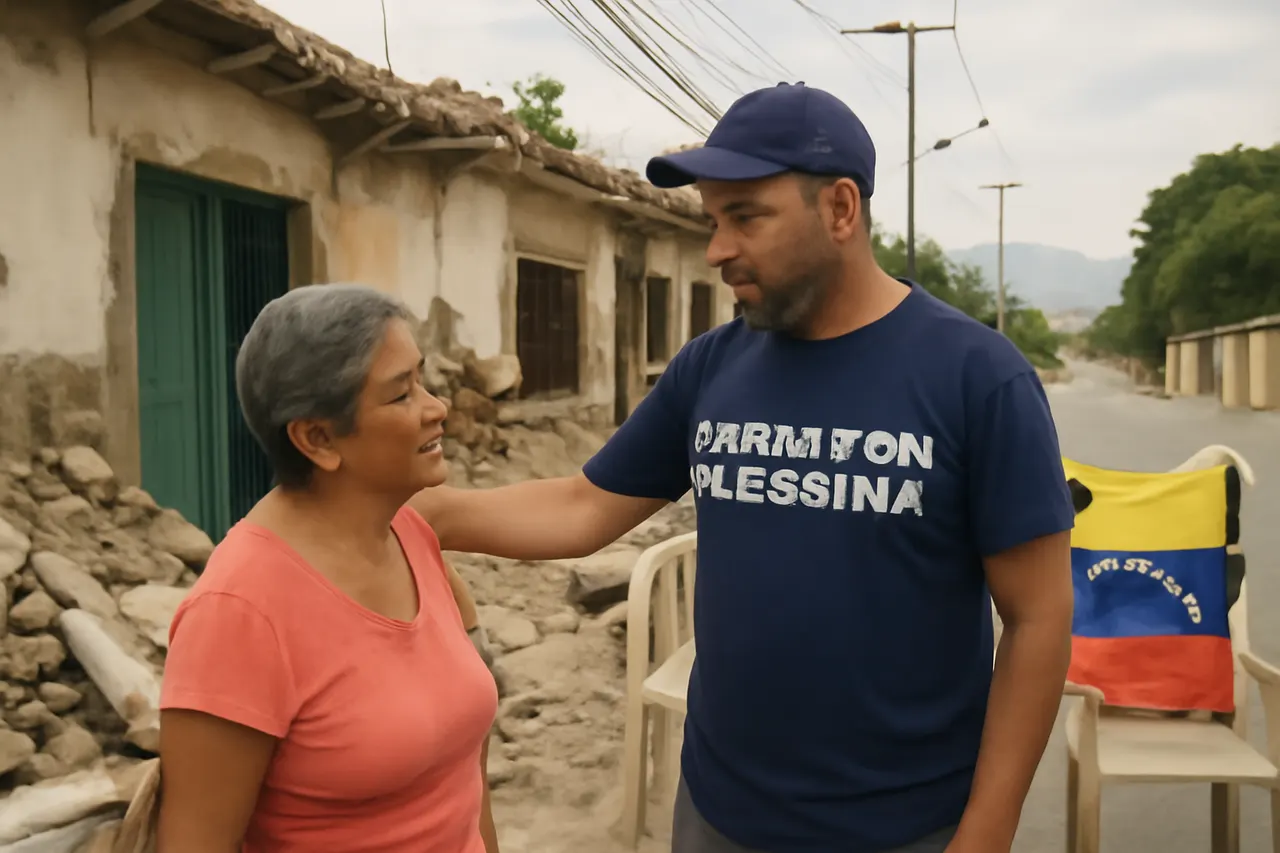 Grounded editorial scene illustrating Contrary to expectations shaped by political turmoil headlines, humanitarian aid in Venezuela reveals strong community bonds and hope following devastating earthquakes.