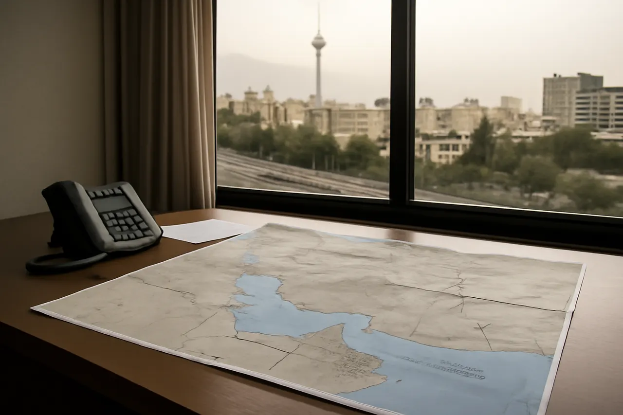 Grounded editorial scene illustrating Iranian Foreign Ministry spokesperson Esmaeil Baghaei cites increased attacks and US pressure on Oman as key factors in the breakdown of talks focused on the Strait of Hormuz.