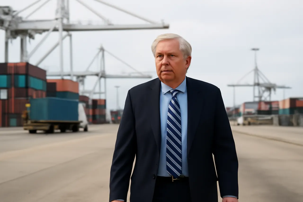 General business and trade setting with a clear real-world economic focal point.