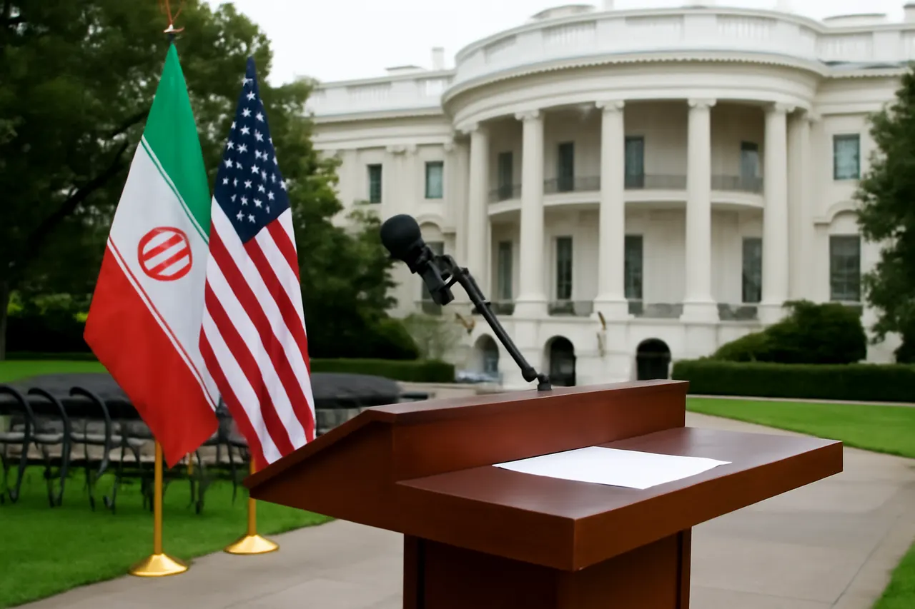 Grounded editorial scene illustrating US President Donald Trump announced a prime-time address to the nation on Thursday, following his declaration to reimpose a naval blockade on Iran and impose fees on ships in the Strait of Hormuz.