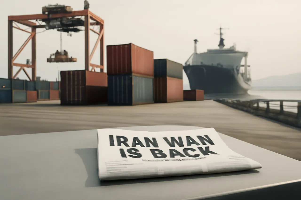 Industrial port worker overlooking bulk-material handling equipment and a cargo vessel.