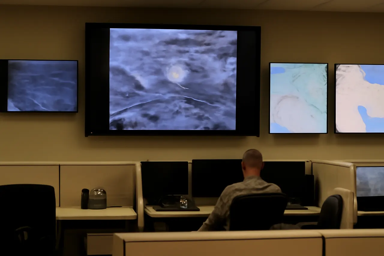 Grounded editorial scene illustrating CENTCOM has publicly shared video evidence of ongoing military operations targeting Iran, marking a sustained campaign.
