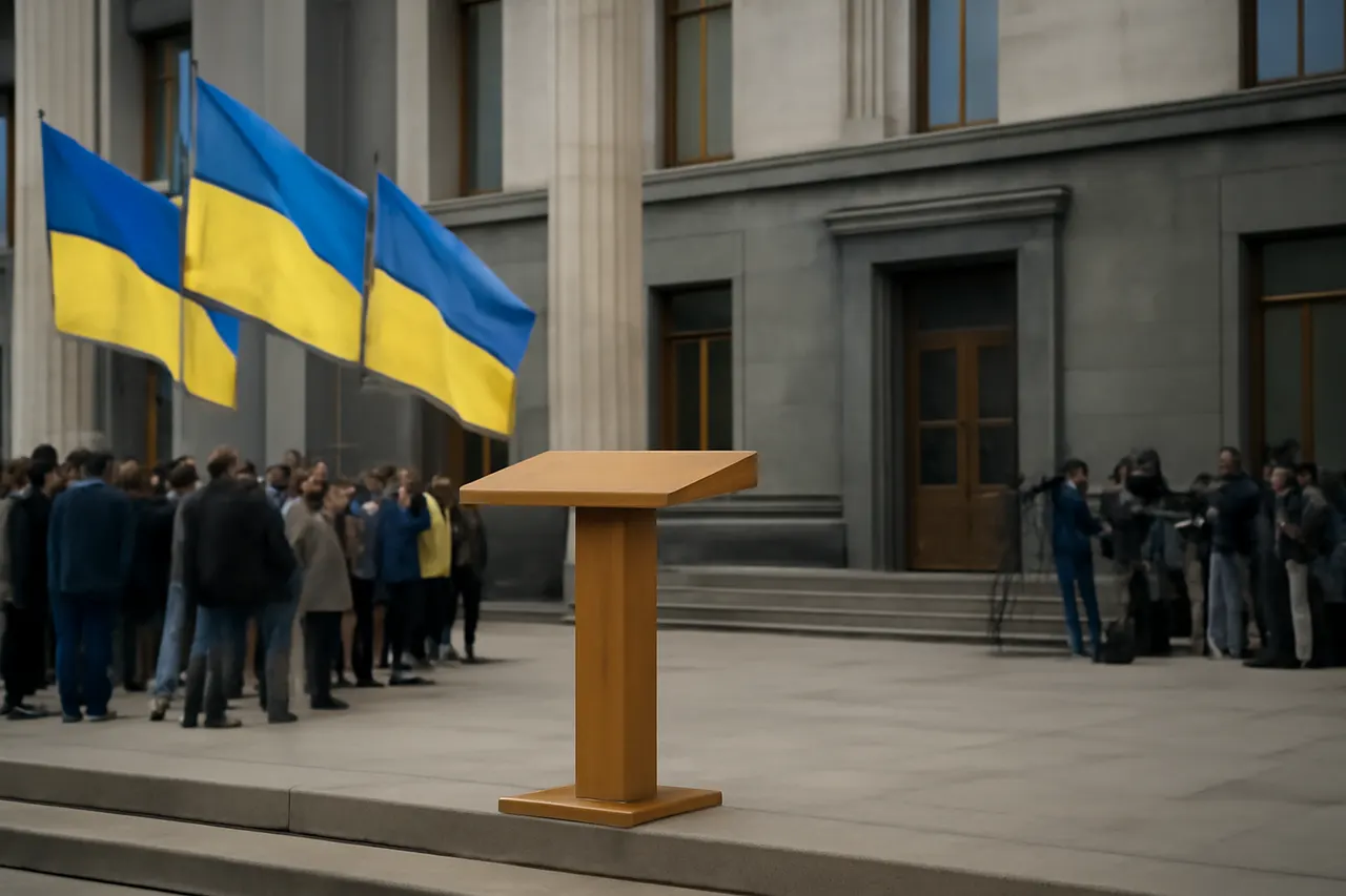 Grounded editorial scene illustrating Demonstrations continue for a fifth day as public anger rises following President Zelenskyy’s decision to remove the defence minister amid ongoing conflict with Russia.