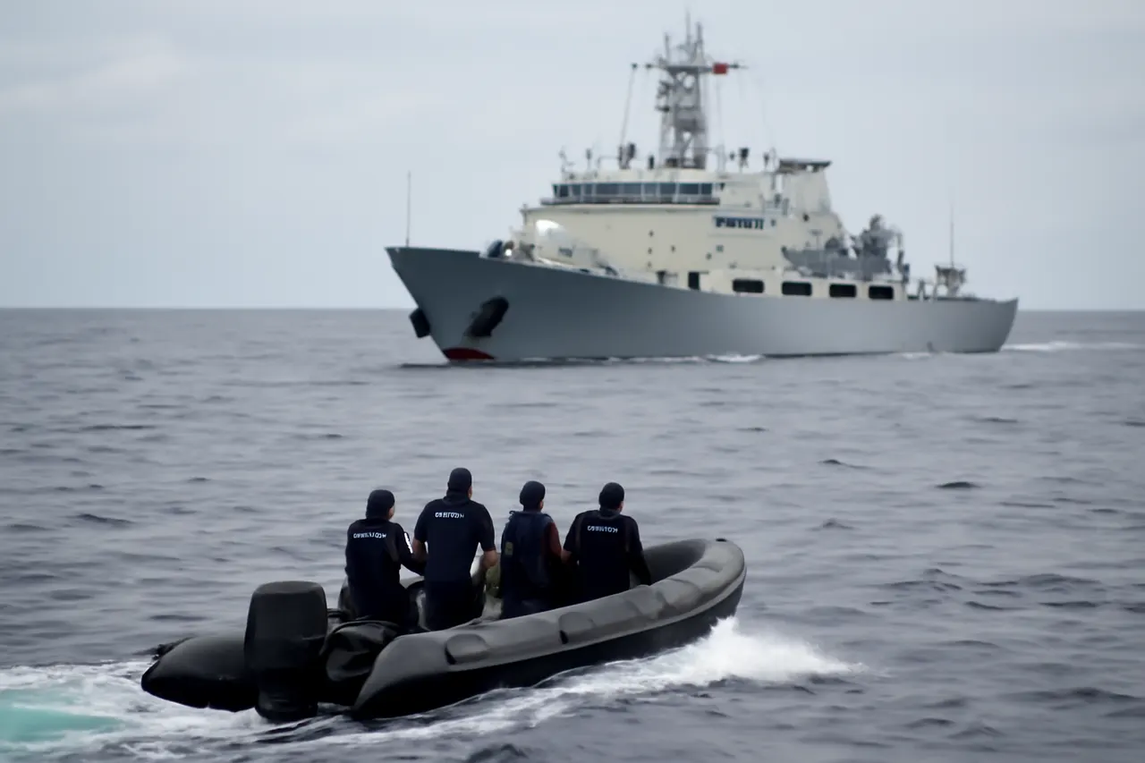 Grounded editorial scene illustrating Both nations accuse each other of initiating a violent confrontation near the Second Thomas Shoal, escalating tensions in the disputed South China Sea region.