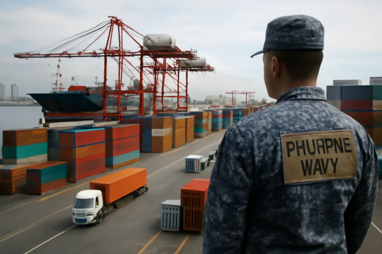 General business and trade setting with a clear real-world economic focal point.