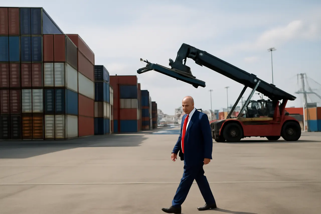General business and trade setting with a clear real-world economic focal point.