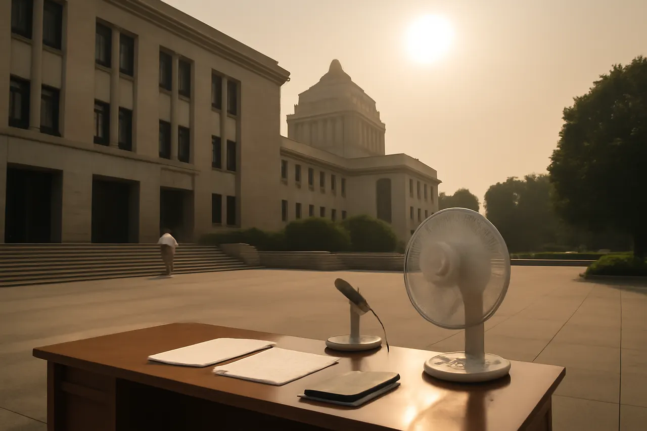 General civic government setting without campaign branding or identifiable officials.