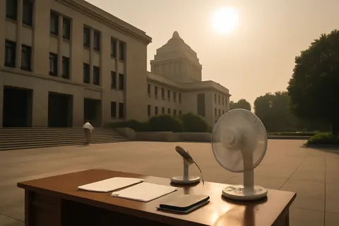 General civic government setting without campaign branding or identifiable officials.