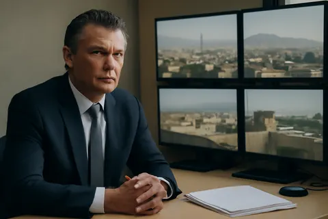 Grounded editorial scene illustrating A heated exchange unfolded as Michigan Senator labeled US Defense Secretary Pete Hegseth a failure amid revelations of a $37 billion war cost.
