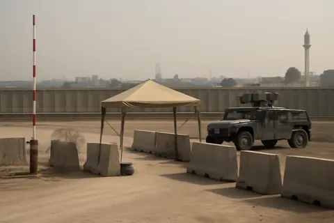 Grounded editorial scene illustrating Tensions persist as the United States and Iran engage in a 10th consecutive day of conflict, complicating ceasefire negotiations in Pakistan.