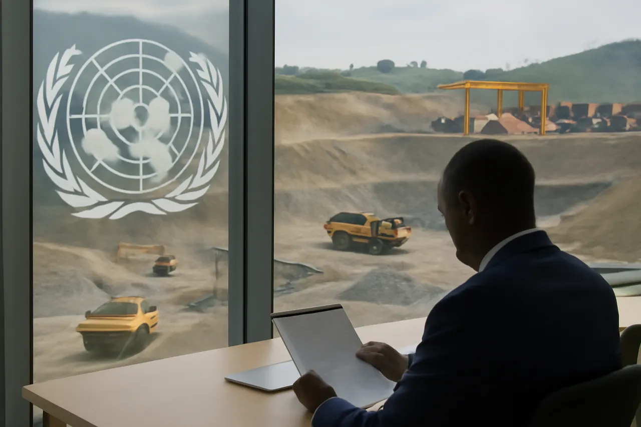 General business and trade setting with a clear real-world economic focal point.