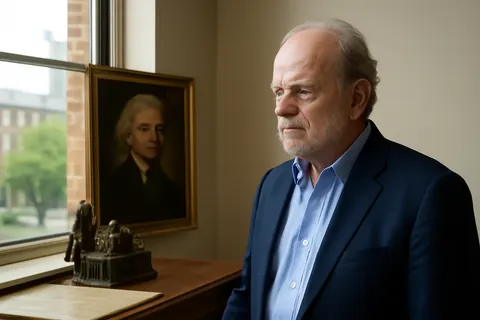 Grounded editorial scene illustrating The actor emphasizes the importance of understanding the nation's origins to prevent manipulation and calls for educational reform.
