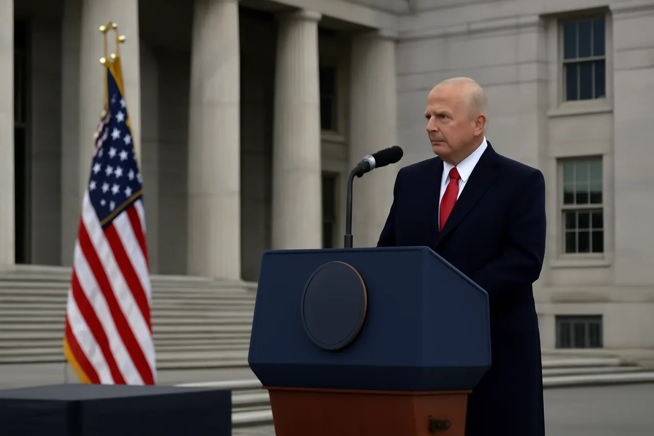 Grounded editorial scene illustrating US President Trump issued a warning to Iran during a ceremony honoring four US troops killed in recent days.