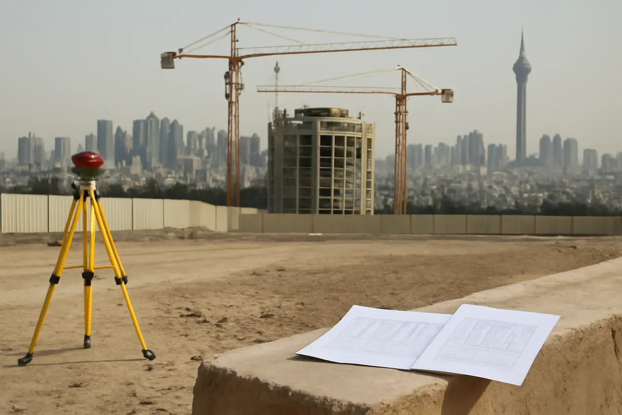 Industrial port worker overlooking bulk-material handling equipment and a cargo vessel.