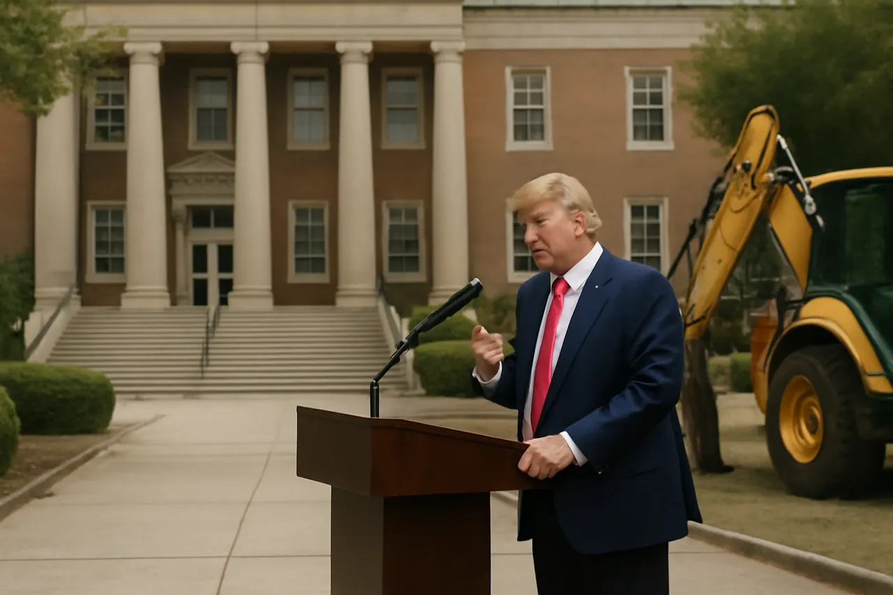 Grounded editorial scene illustrating At a July 22 rally in Marietta, Georgia, Donald Trump rejected the political use of 'affordability' yet highlighted his administration’s economic benefits and introduced new ‘Trump accounts’ for children’s savings.