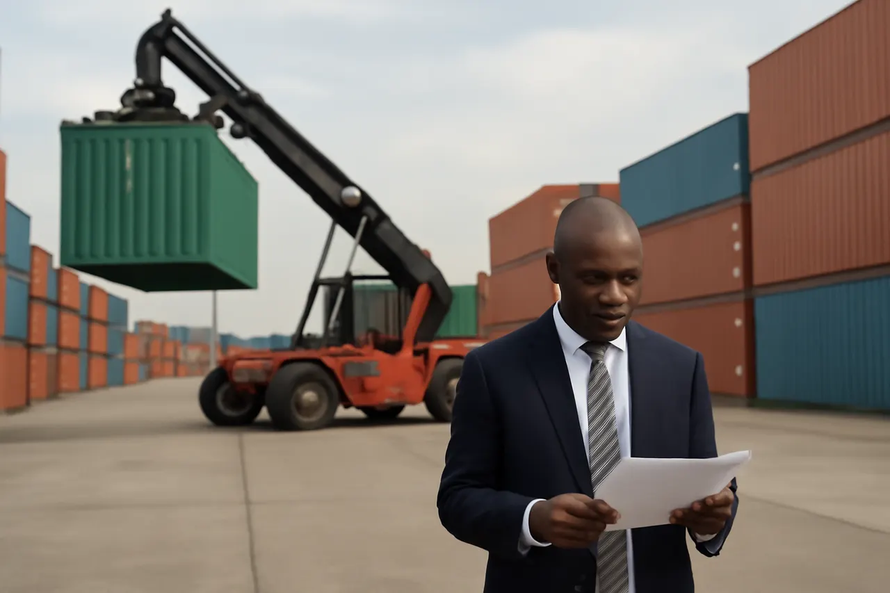 General business and trade setting with a clear real-world economic focal point.
