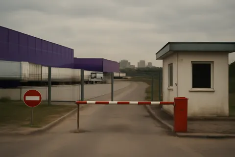 Grounded editorial scene illustrating Drone attacks on logistics hubs linked to Russia’s largest online retailer Wildberries disrupt supply chains and threaten livelihoods of small and medium-sized enterprises.