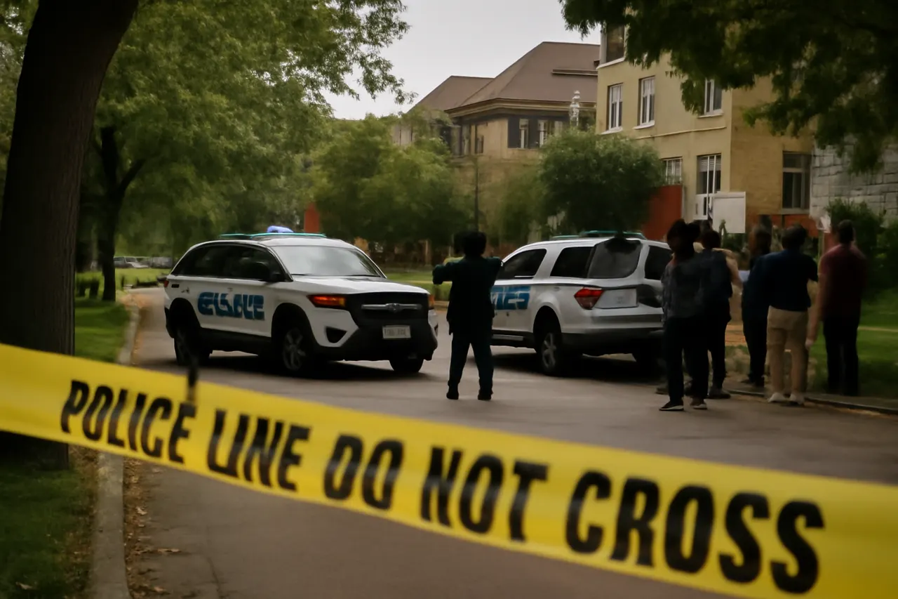 Grounded editorial scene illustrating A man in his 30s was shot and killed by police in a popular Madison neighborhood, leading to local demonstrations and an ongoing investigation.