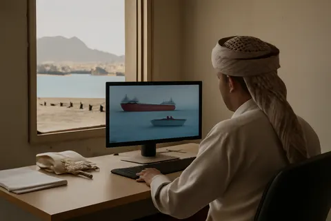Grounded editorial scene illustrating Yemen’s Houthis attack Saudi Arabian oil tankers in the Red Sea, escalating tensions and pushing Brent crude prices above $100 for the first time since May.