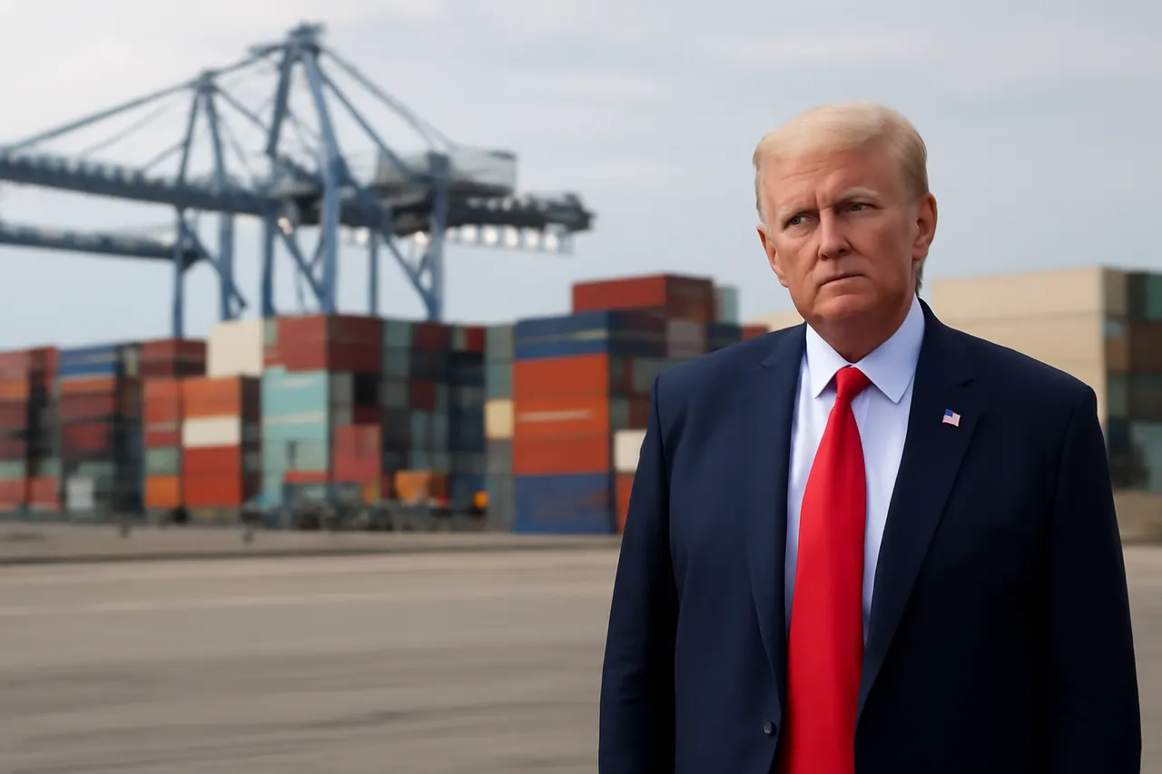 General business and trade setting with a clear real-world economic focal point.