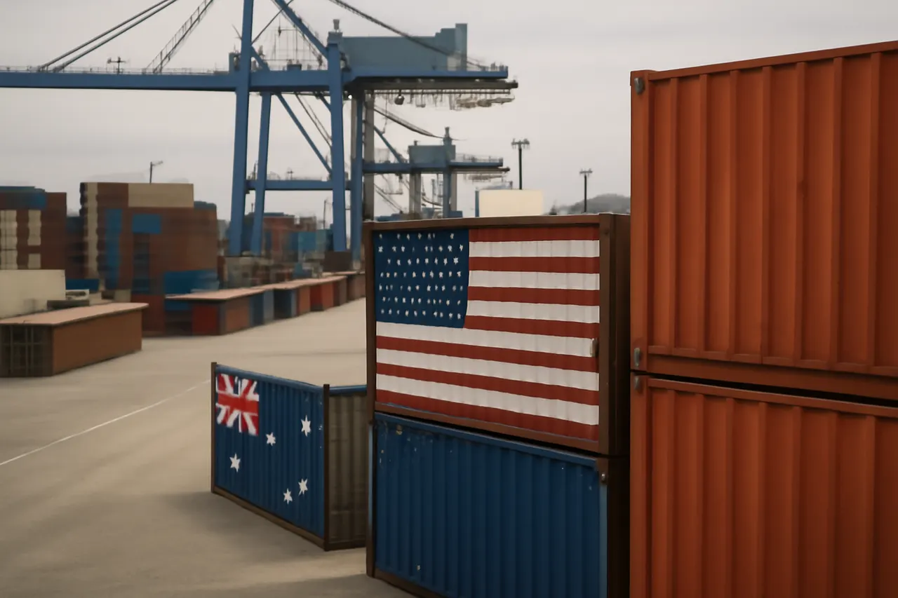 General business and trade setting with a clear real-world economic focal point.