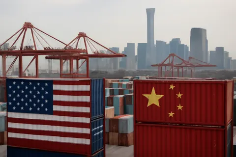 General business and trade setting with a clear real-world economic focal point.