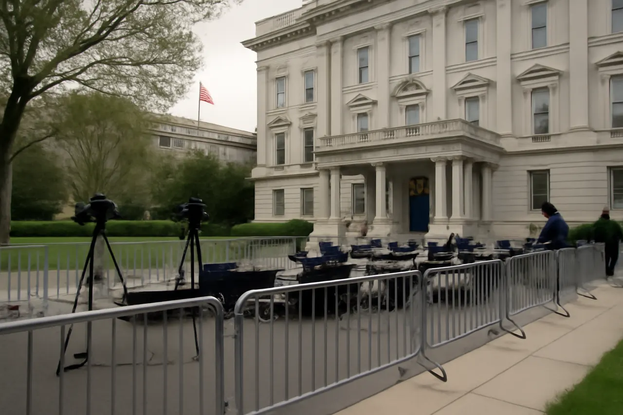 Grounded editorial scene illustrating After a rescheduled event due to a security breach, President Donald Trump attended the 2026 White House Correspondents Association Dinner, marking his first appearance at the event during his presidency.