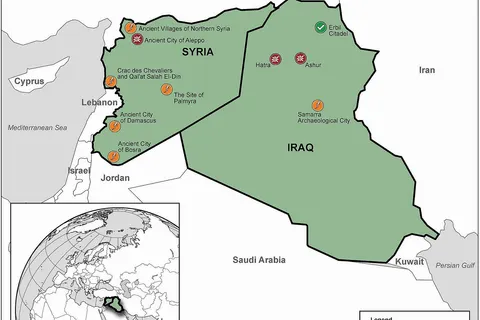 This image is excerpted from a U.S. GAO report: www.gao.gov/products/GAO-16-673 CULTURAL PROPERTY: Protection of Iraqi and Syrian Antiquities