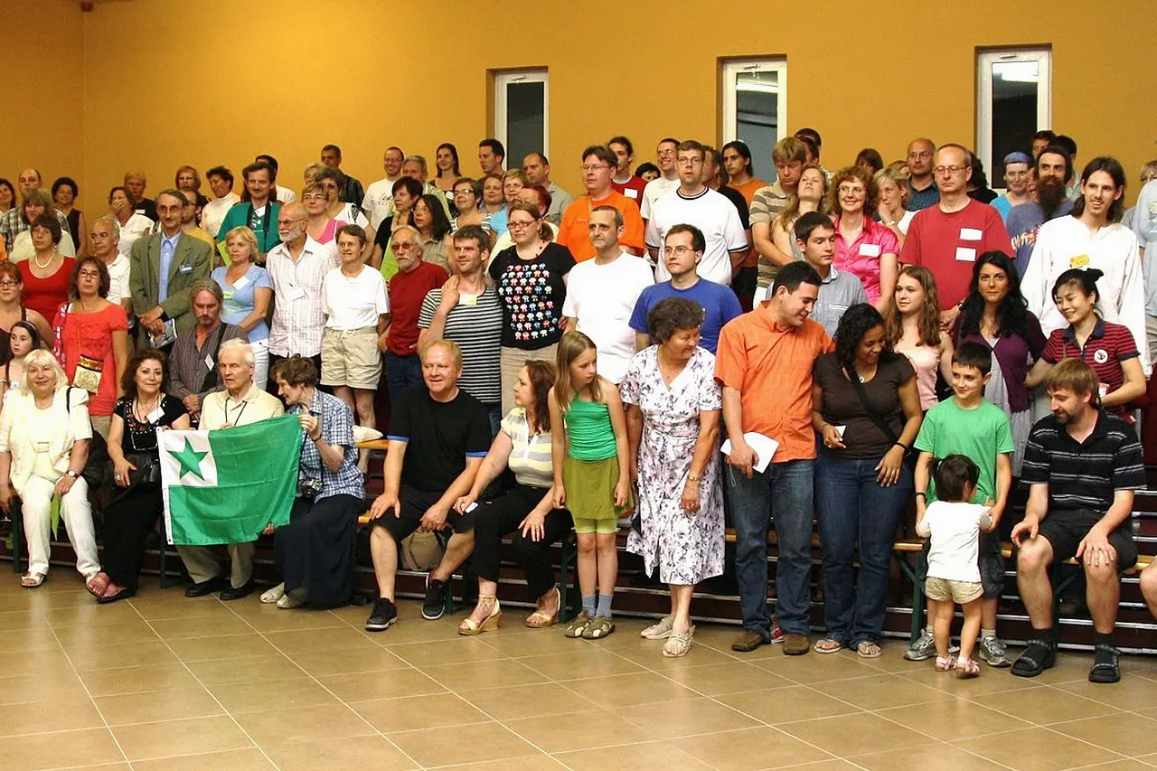 Participants of the Summer Esperanto Study 2010 organized by E@I in Piešťany .