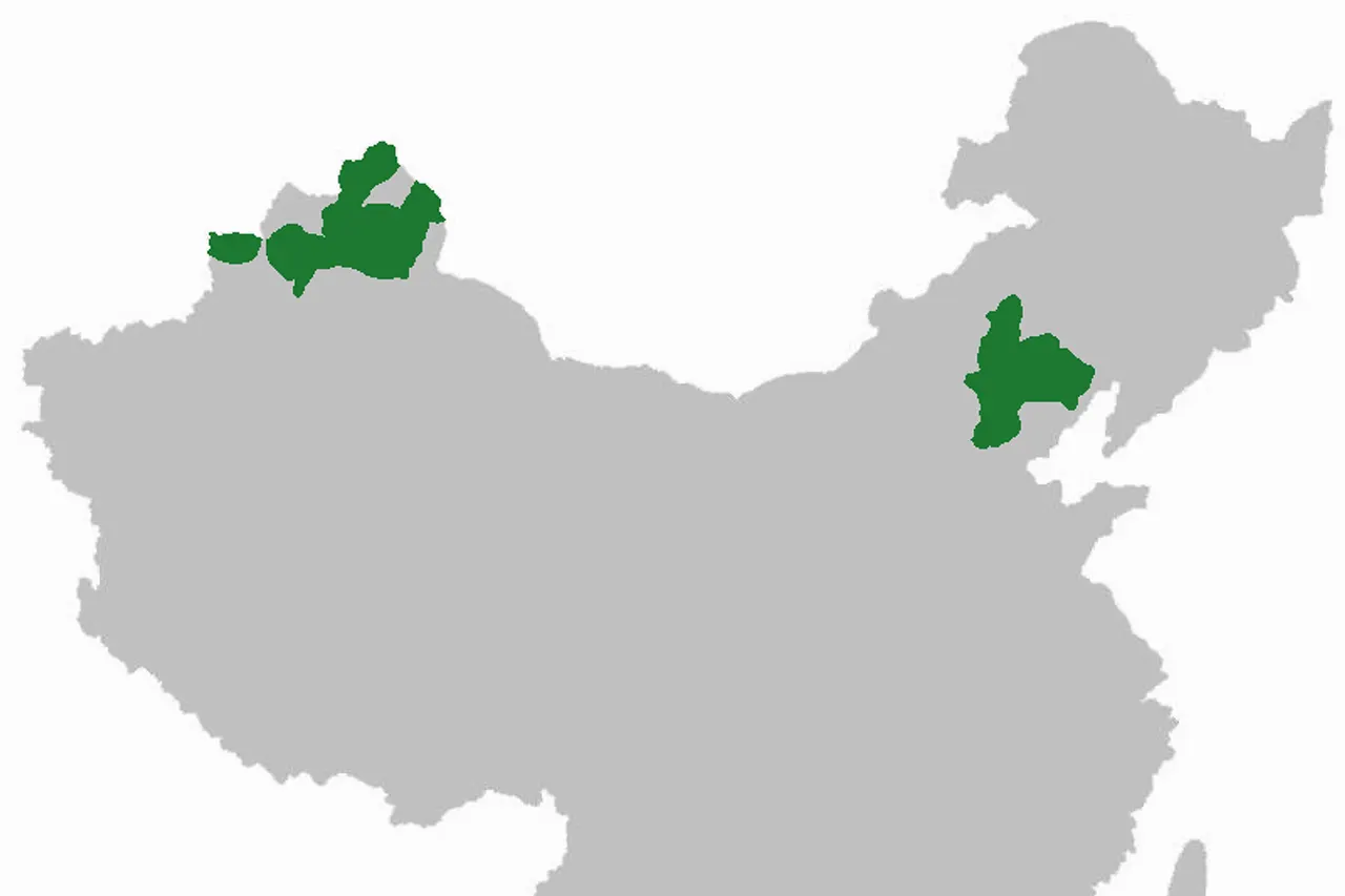 Linguistic maps of Beijing Mandarin in China/Taiwan/Hainan