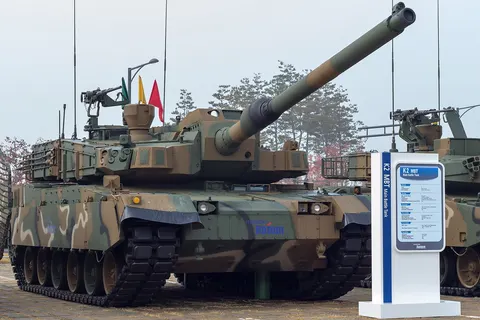 K2 Black Panther on display at Seoul International Aerospace & Defense Exhibition 2013