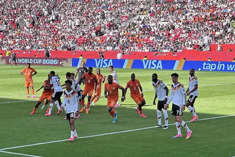 2026 FIFA World Cup Match 33, Germany v Ivory Coast players