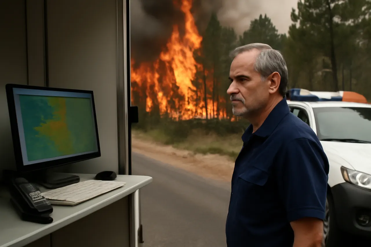Grounded editorial scene illustrating Severe wildfires in southwest France and central Spain, fueled by climate change-induced heatwaves and drought, raise urgent questions about post-fire recovery and carbon emissions.