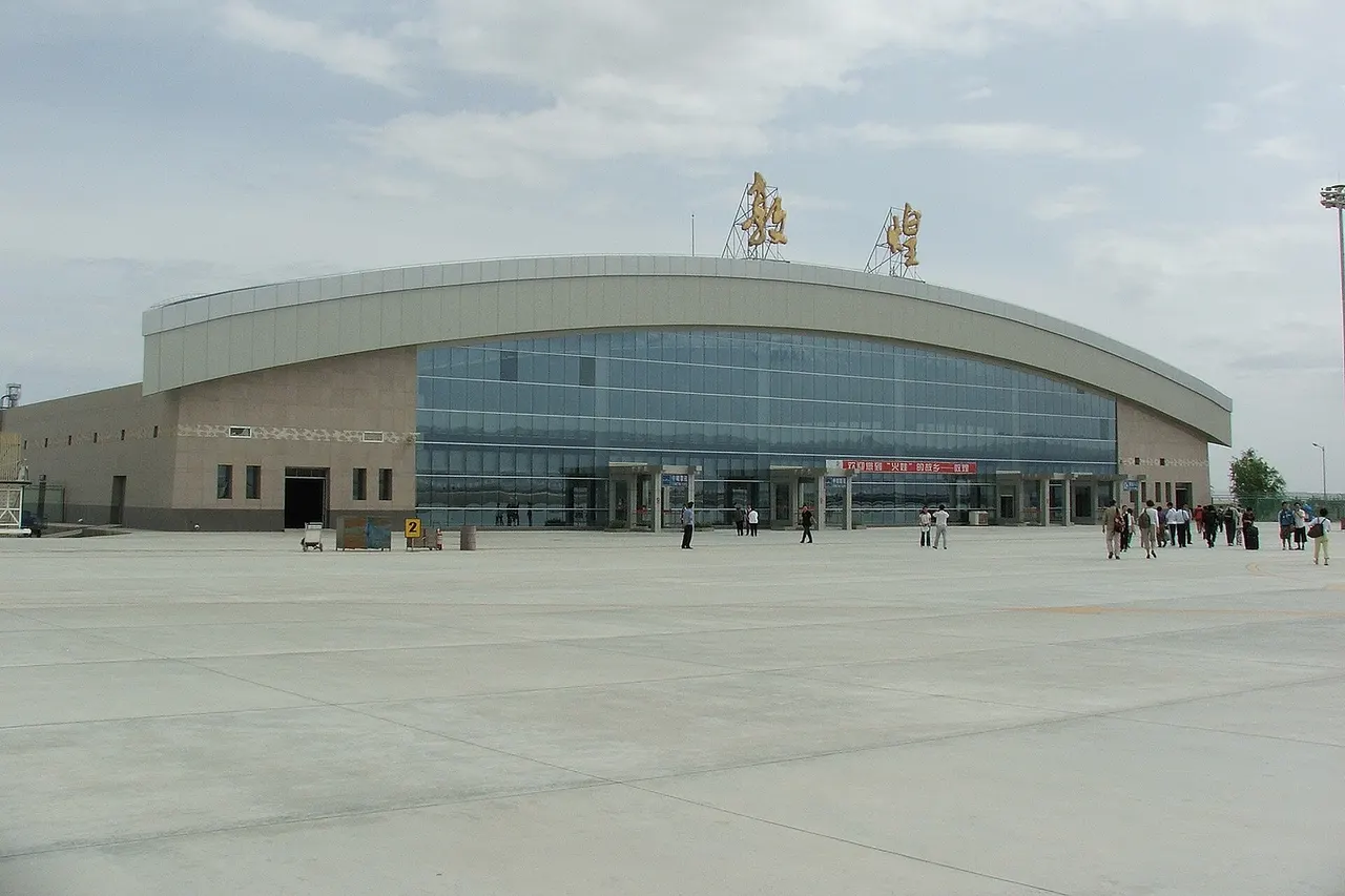 Dunhuang Airport, an airport in Dunhuang, Gansu, China.