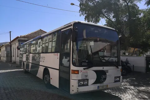 TRANSDEV, EAVT 7475, Mercedes-Benz O408, EURO 2 Emission Standards Pollution limits, bus registration: 57-DS-12, YEAR 1996, Pinhão (Alijó), Portugal