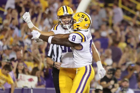 LSU Tigers Football vs Arkansas Razorbacks, Tiger Stadium, Baton Rouge, Louisiana - Tammy Anthony Baker, Photographer, FB: tammyanthonybaker X: tmabaker Inst: tabinla