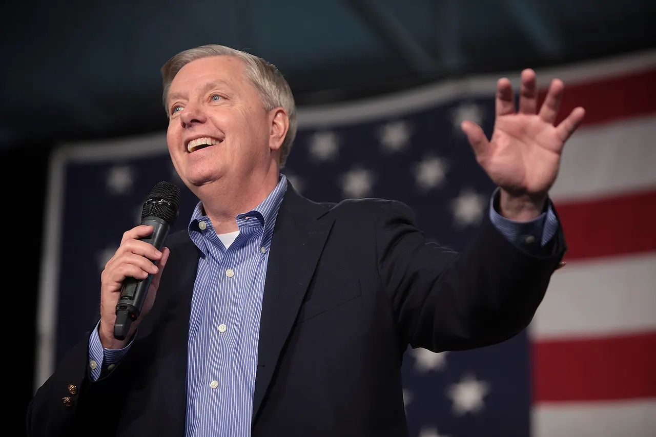 Lindsey Graham speaking at the Iowa GOP's Growth and Opportunity Party in Des Moines, Iowa on October 31, 2015.