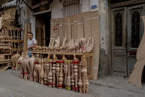 This is an image of "African people at work" from