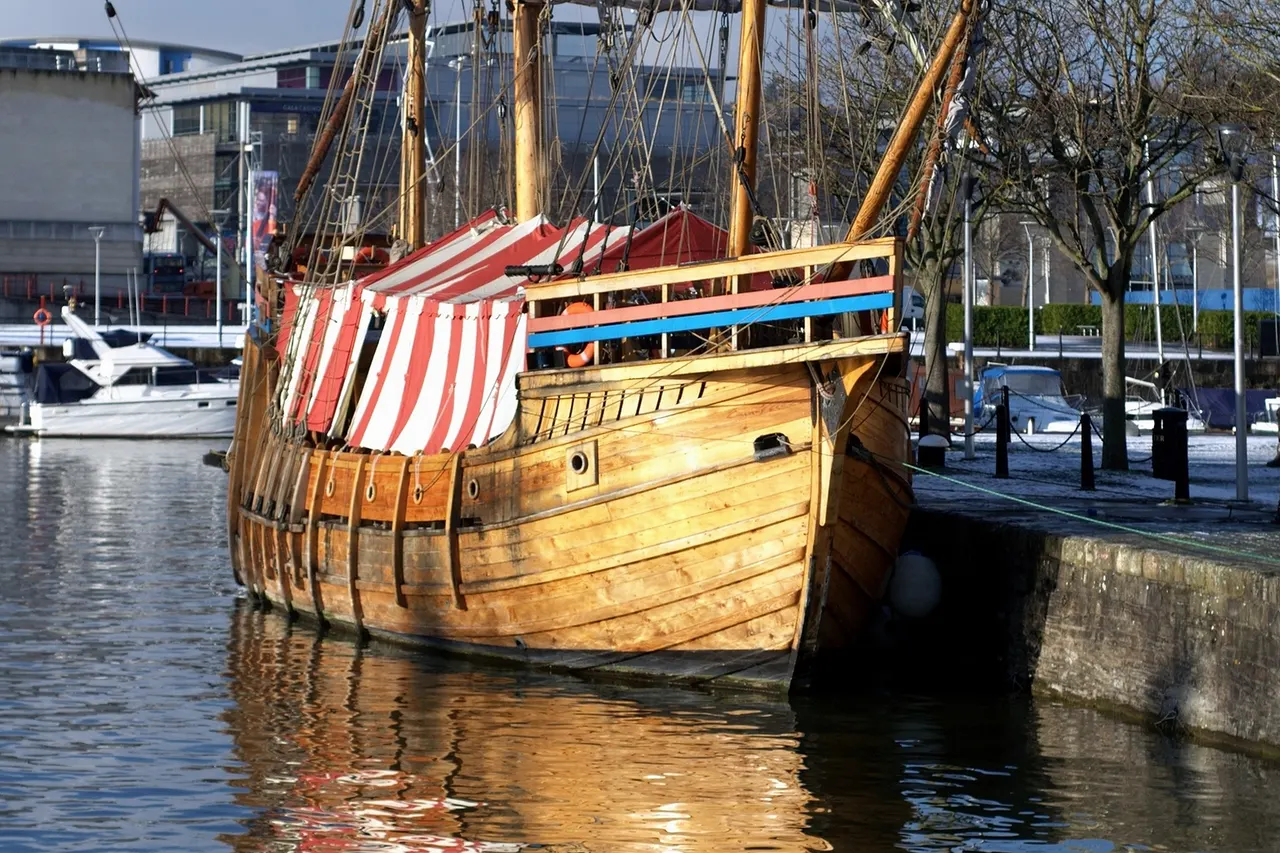 The Matthew , a replica of a ship of the same name captained by John Cabot , moored in Bristol , England