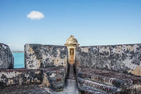 Castillo San Felipe del Morro , part of the San Juan National Historic Site , Old San Juan