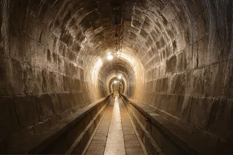 Tunnel in Fort de Mutzig , France
