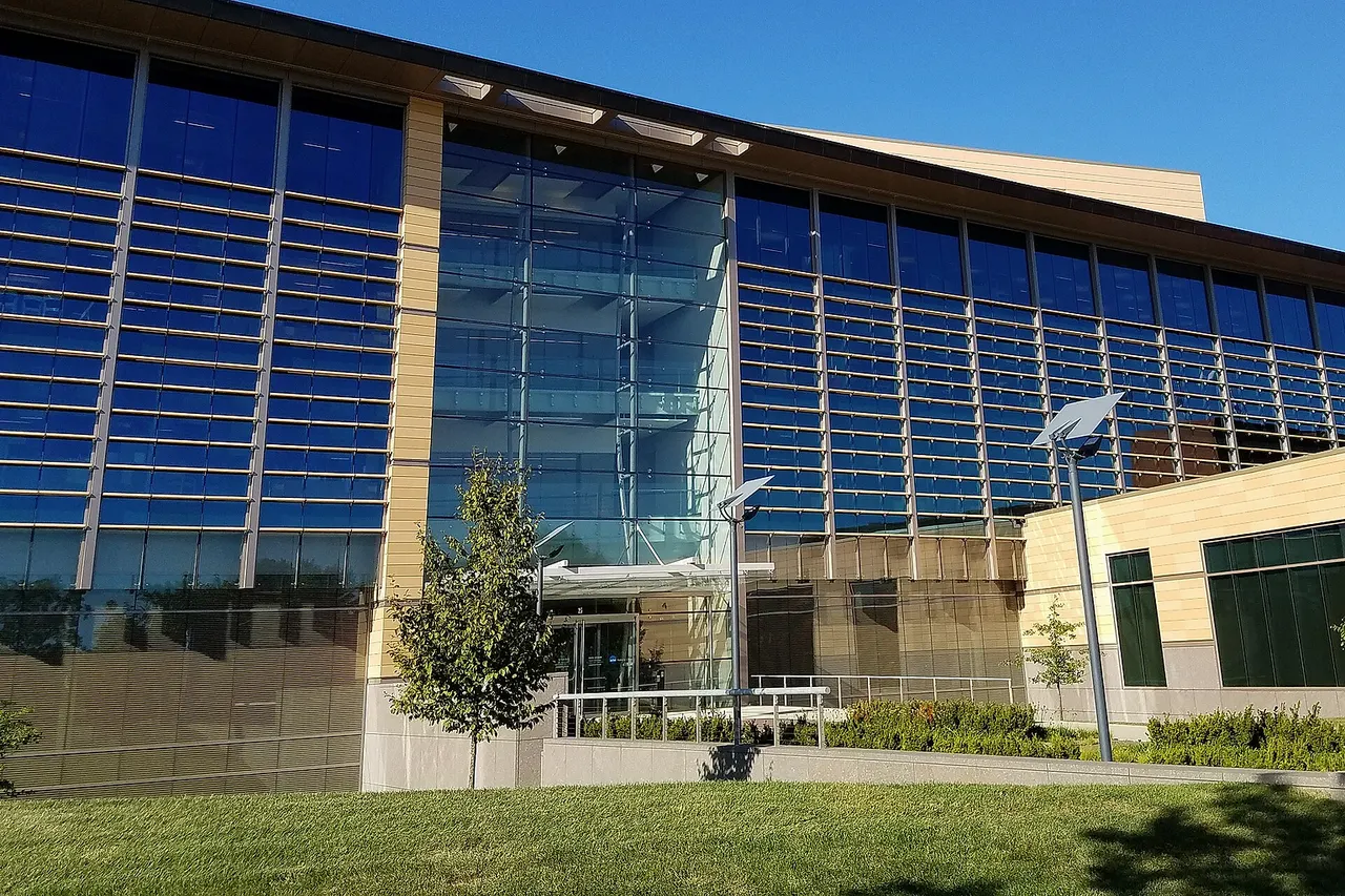This is the entrance to the NCAA's National Office from White River State Park, Indianapolis, Indiana. The image was captured September 12, 2016