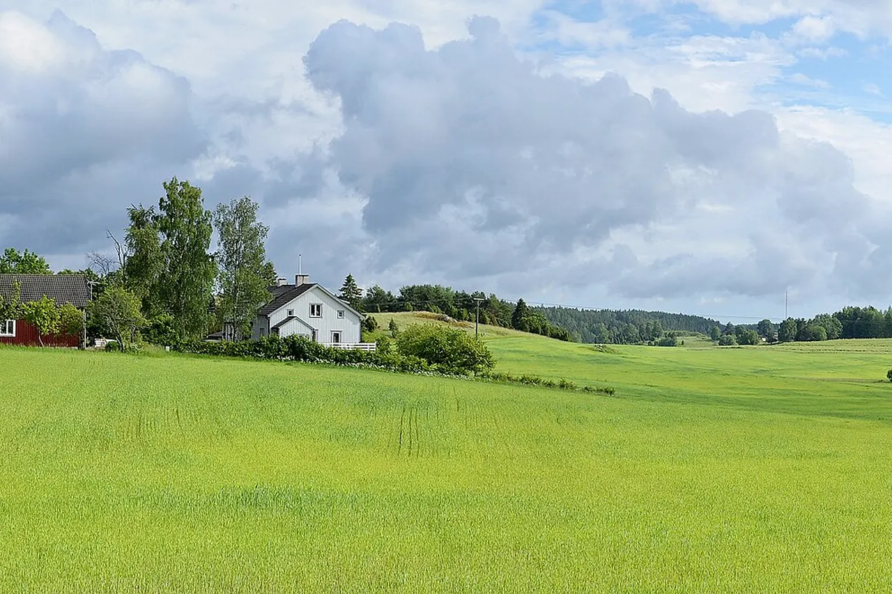 Swedish landscape near Björnlunda