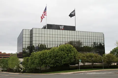 World Wrestling Entertainment, Inc. (WWE) corporate headquarters, 1241 East Main Street Stamford, Connecticut , USA.